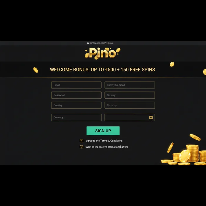 Pino Casino Signup